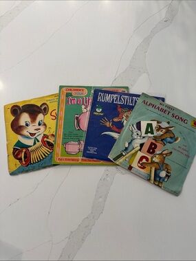 Vintage Children's Records Lot  of 4